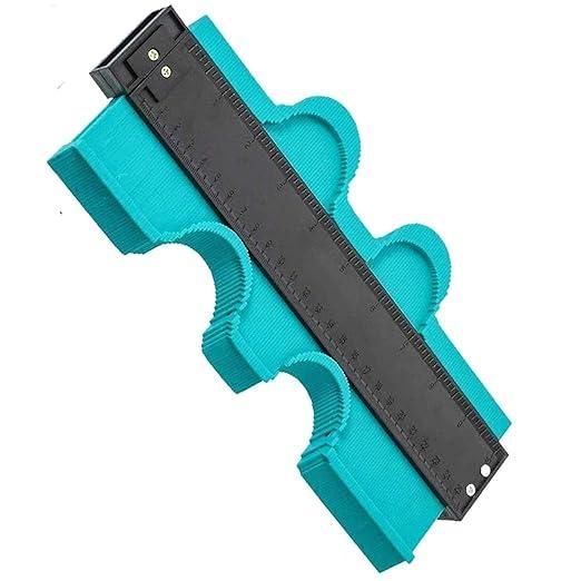 10-Inch Metal Outline Contour Gauge – Precision Angle & Profile Measuring Tool for Corners, Tiles & Woodworking