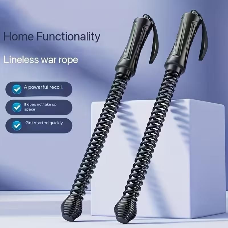 2PCS Portable Wireless Battle Rope – Ropeless Strength & Cardio Training Set