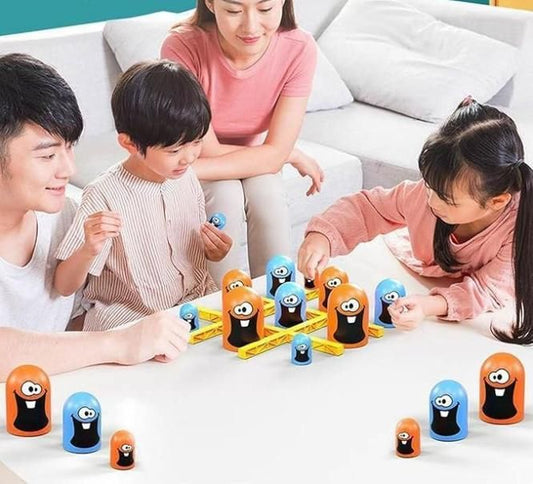 Smart Tic-Tac-Toe Puzzle Game – 3D Assembly & Brain Teaser Strategy Board Game for Kids & Family (Multicolor)